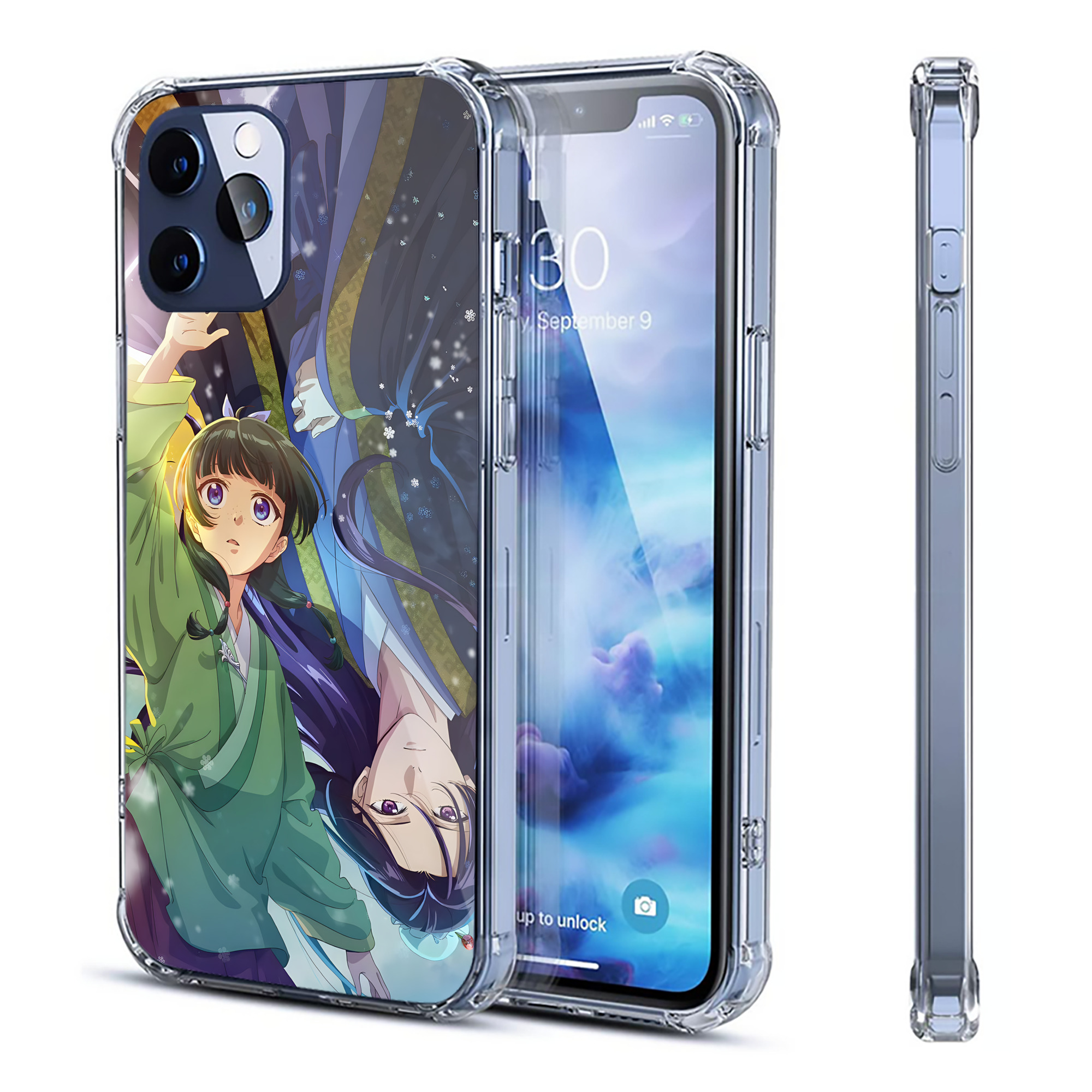 （画像用） 薬屋のひとりごと The Apothecary Diaries 【iPhone 12シリーズ対応】透明スマホケース（クリアソフトケース）